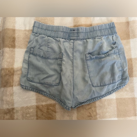 XS American Eagle Outfitters Sky Blue Shorts Jean loose shorts - Picture 5 of 6